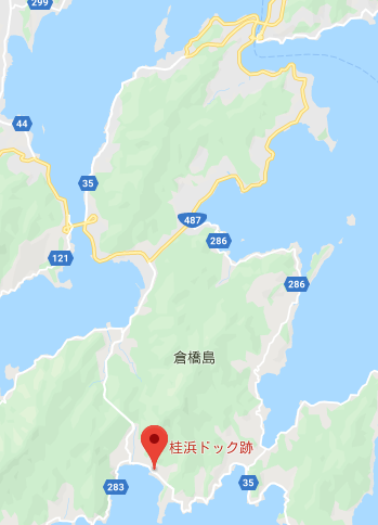 桂浜地図